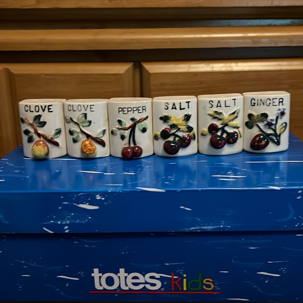 Vintage spice shakers made in Japan